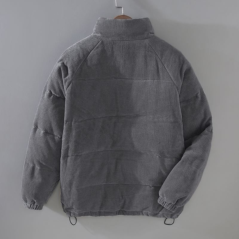 William – Veste matelassée à manches longues avec fermeture éclair et poches