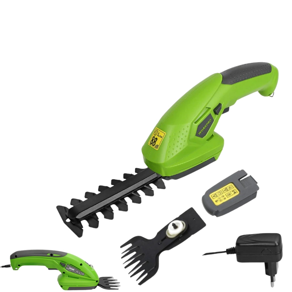 TrimMaster - Tagliasiepi senza filo con design leggero e facile utilizzo con una mano