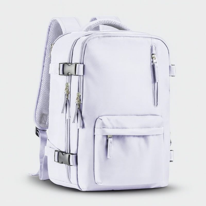 PackEase - Borsa da viaggio con più tasche con cerniera e tracolla regolabile