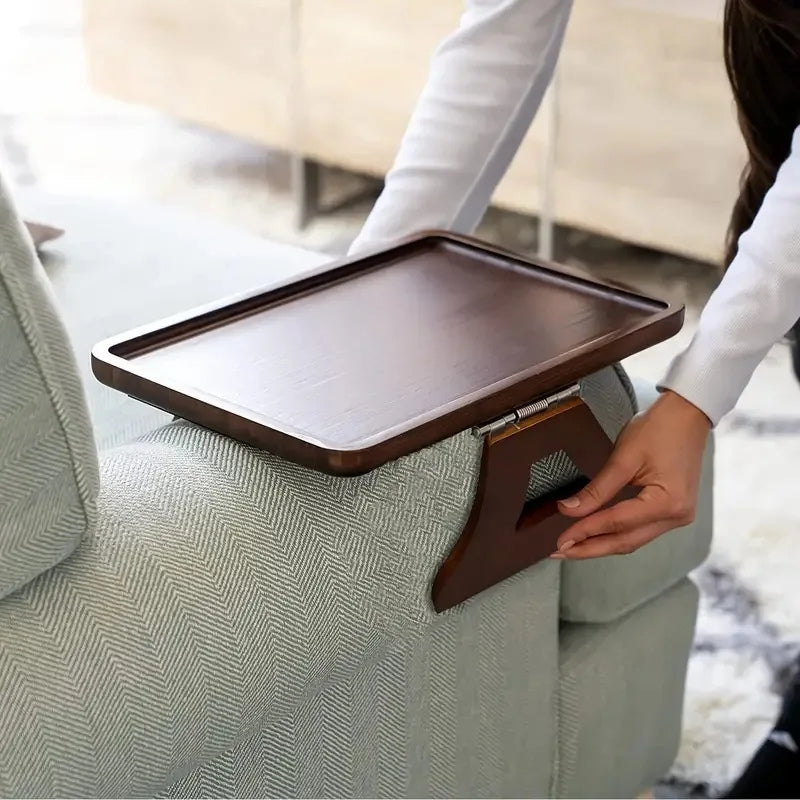 CouchMate – Masă mini pentru canapea cu clemă și design pliabil