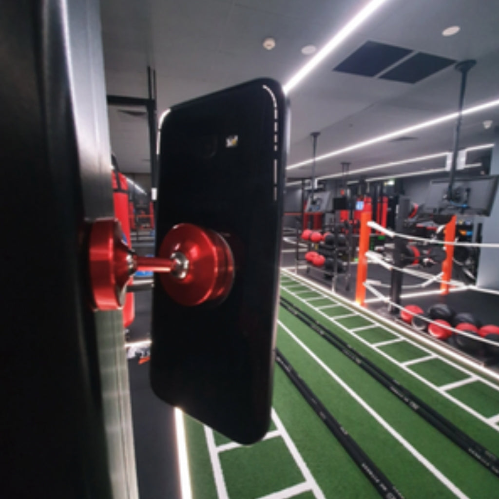 FitBuddy - Magnetic Phone Holder with 360° Rotation for Workout, Car, and Home Use