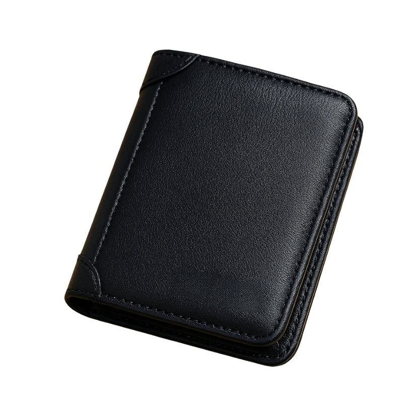 Adrian – Krótki portfel RFID typu bifold z miejscem na karty i dowód osobisty