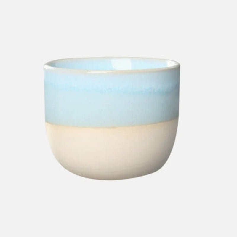 DrapeCup – Tazza da tè in ceramica con gocce di vernice e bordo liscio rifinito