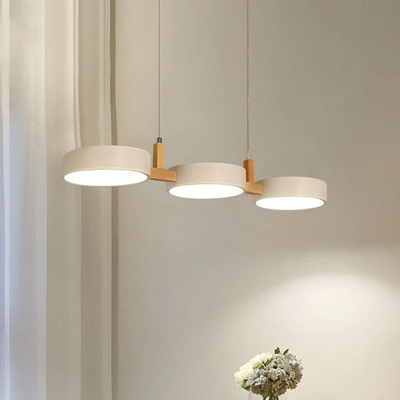 TrioGlow – LED stropní závěsná lampa s třemi stínidly