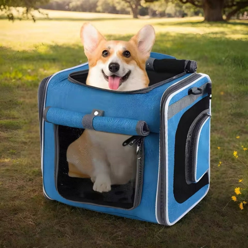 TravelBuddy – Borsa per Animali con Ventilazione Regolabile e Più Cerniere