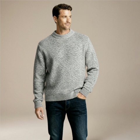 Archie – Slim Fit Long Sleeve Sweater With Round Neck