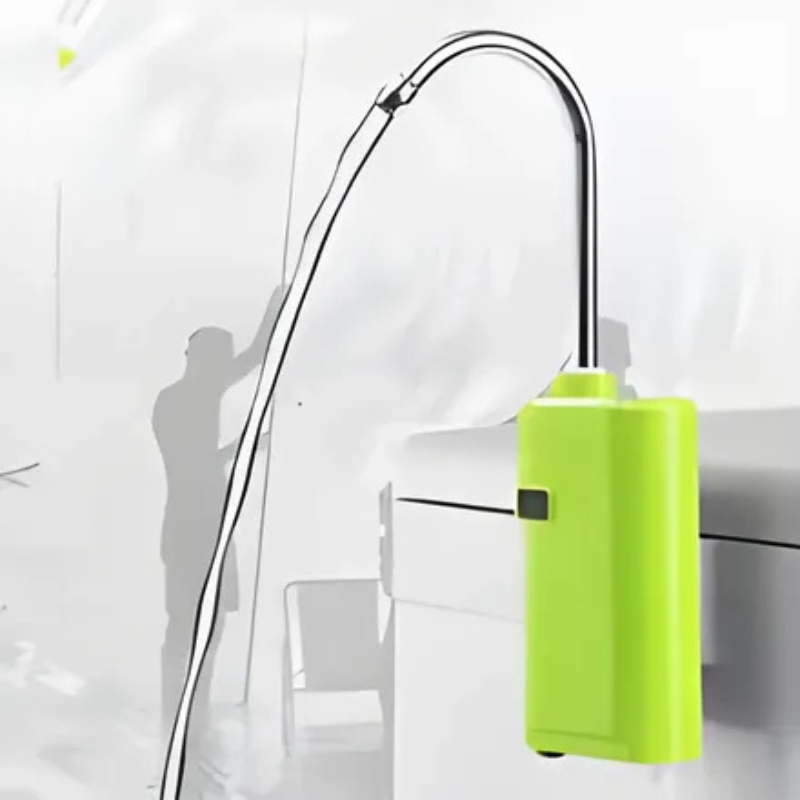 FlowSmart – Wielofunkcyjna Ładowalna Pompa Wodna z Czujnikiem i Oświetleniem LED