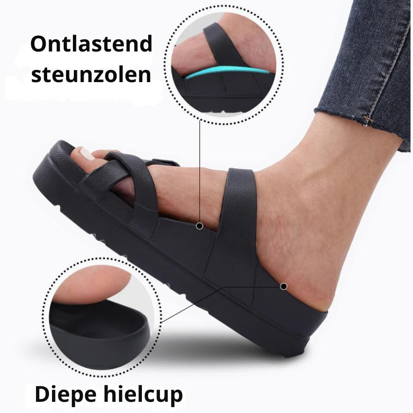 BlissStride - Sandales Douces et Confortables