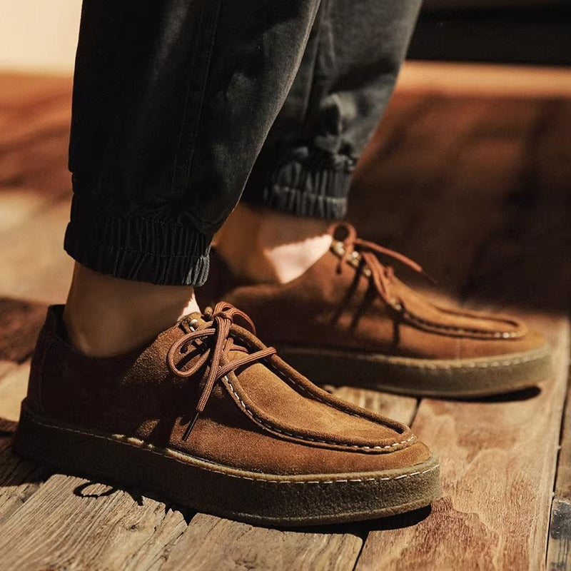 Ethan - Scarpe casual con lacci e punta tonda