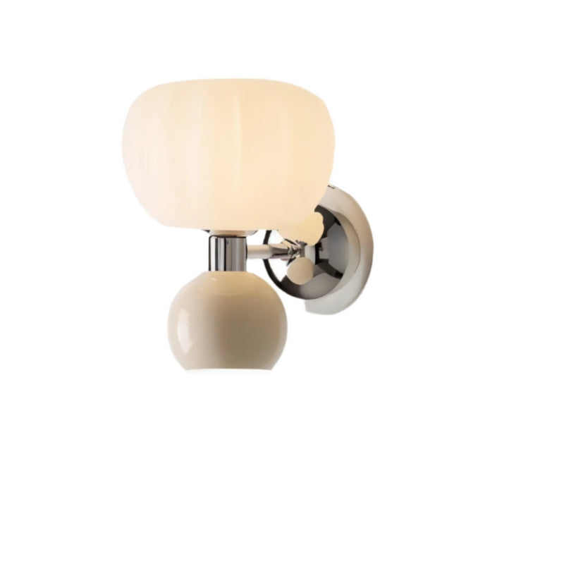 LumeDome - Applique murale LED au design compact avec éclairage d'ambiance