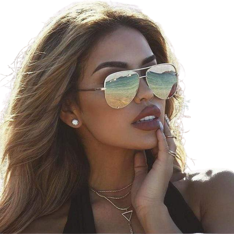SkyShade – Ochelari de soare aviator cu ramă metalică și lentile rezistente la zgârieturi