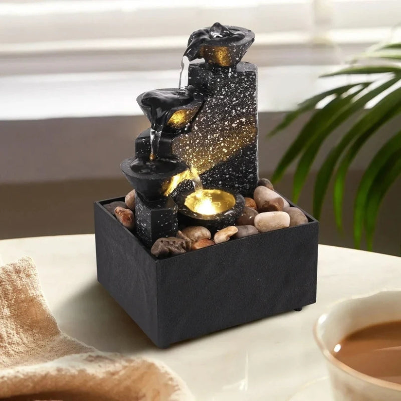 AquaFlow – Cascadă compactă de birou pentru decor