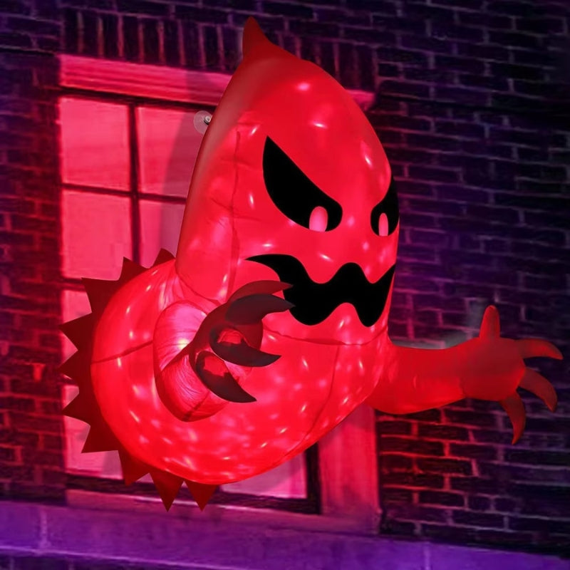 PhantomGlow – Fantomă gonflabilă de Halloween cu iluminare LED