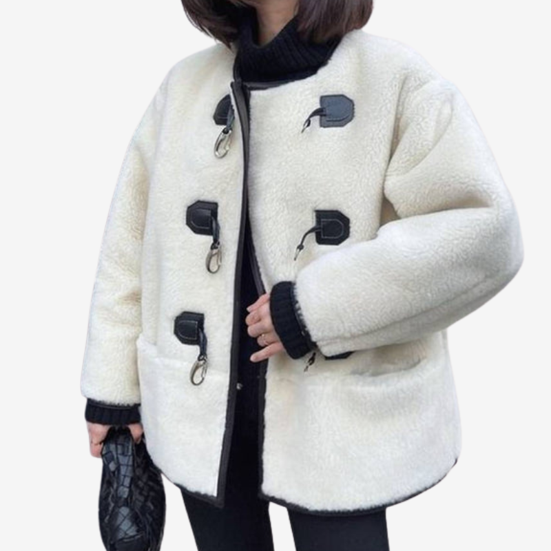 Mackenzie - Manteau à manches longues avec fermeture à boucle