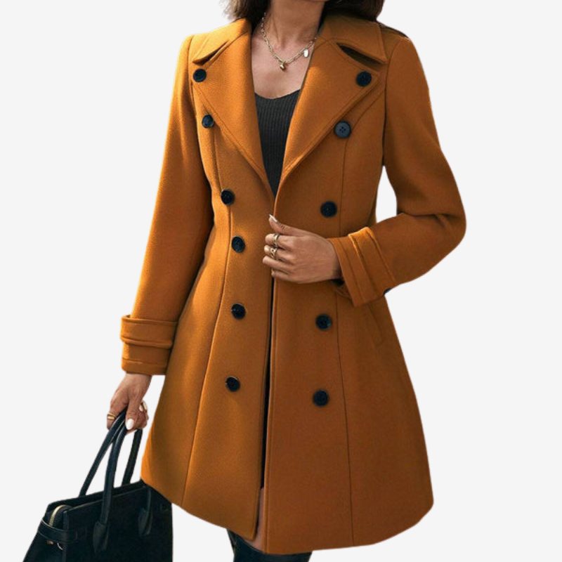 Rosa - Manteau à manches longues avec col à revers
