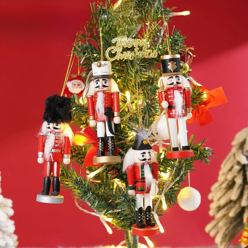 NutCrate – Figure Soldato Schiaccianoci di Natale con Design a Pendaglio