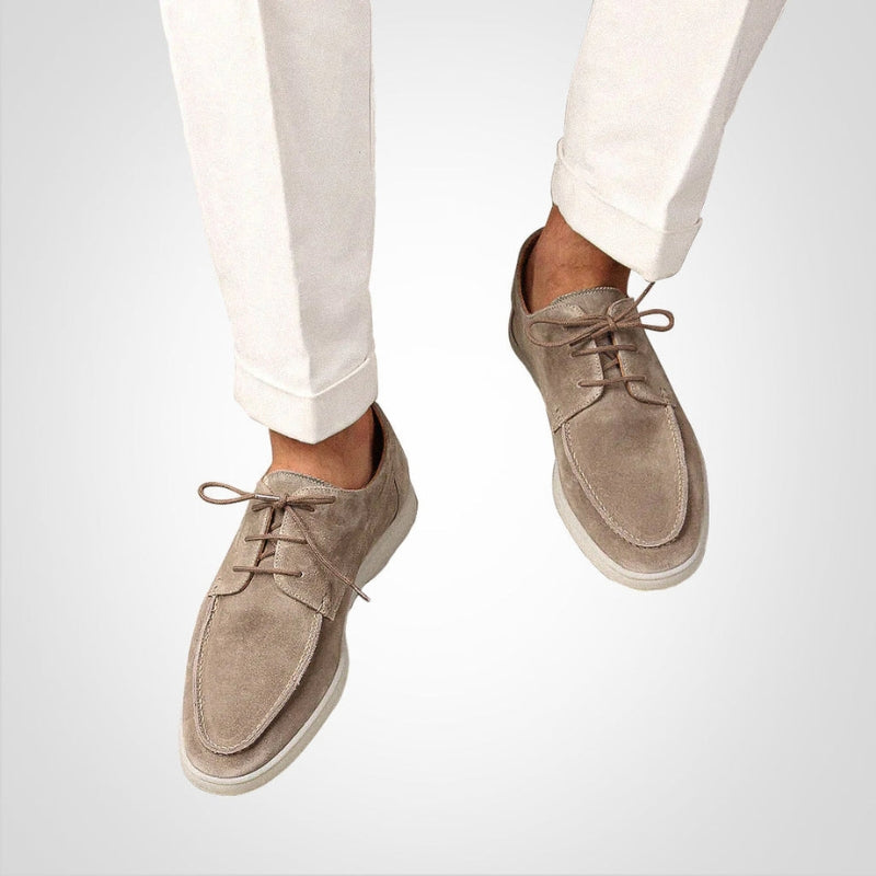 Ethan - Casual Loafers with Lightweight Sole and Lace Closure