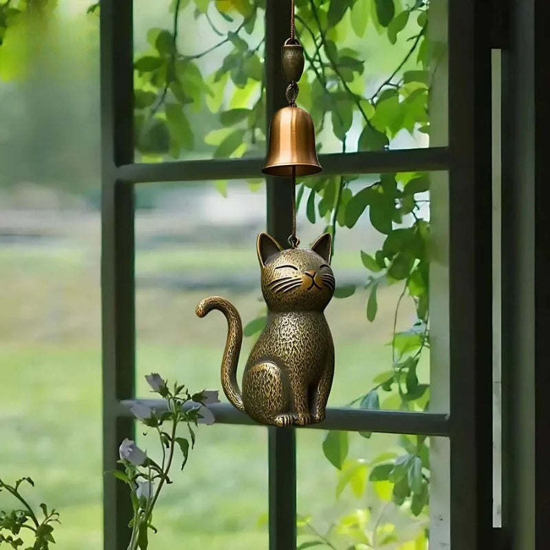 PurrTone – Clopoțel de vânt cu design suspendat și inspirat de pisici