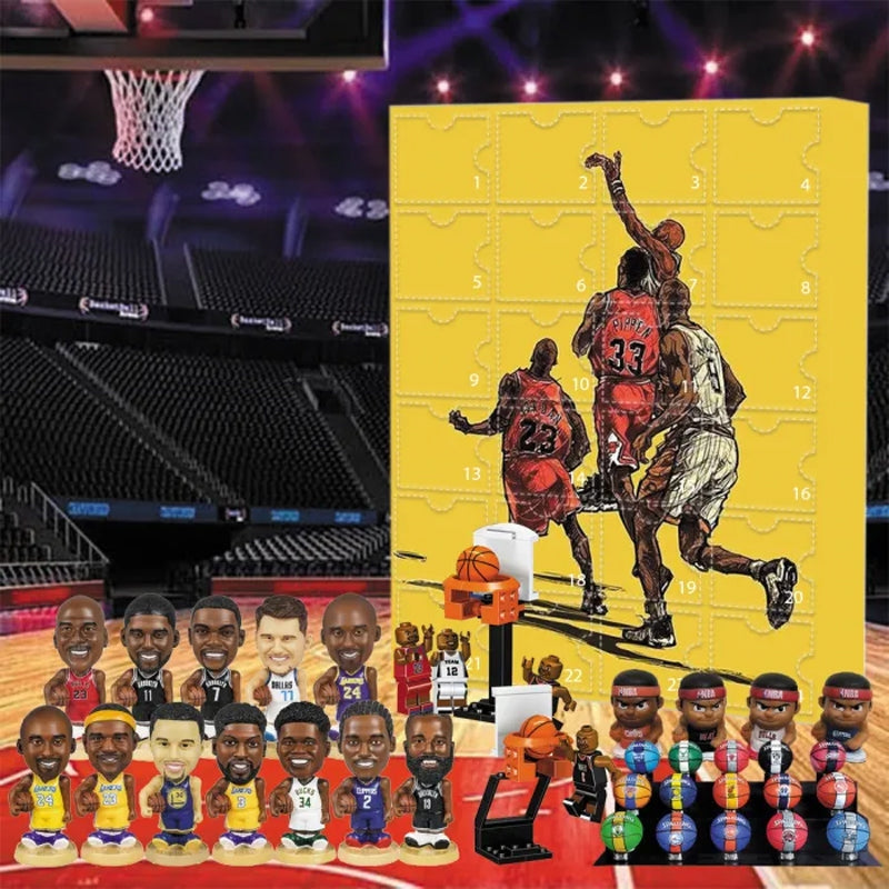 BasketHero – Calendario dell'Avvento con Stelle del Basket per il Conteggio alla Rovescia di Natale