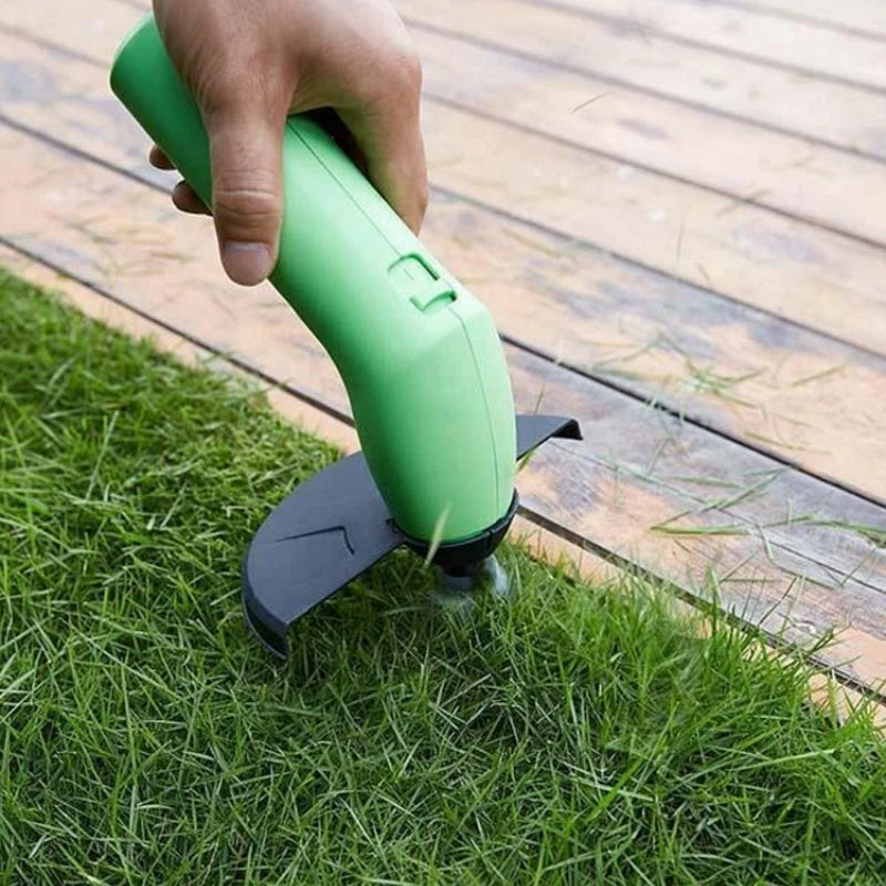 TrimmerPro - Draadloze mini-grastrimmer met ergonomische grip en compact design