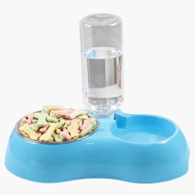 EasyFlow - Ciotola intelligente per animali domestici con sezione acqua ricaricabile e base antiscivolo