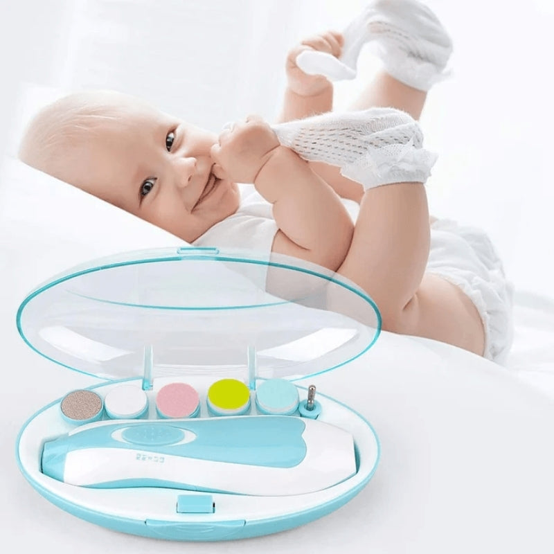 BabyTrim - Elektryczny obcinacz do paznokci dla delikatnej i bezpiecznej pielęgnacji paznokci niemowląt