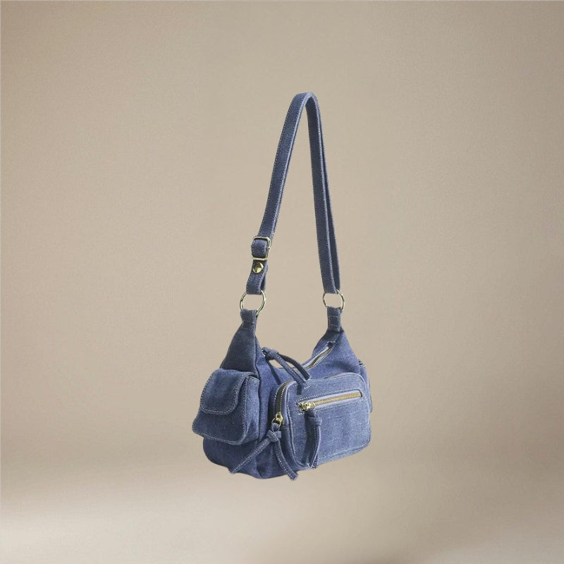 Remi – Sac d'épaule avec bandoulière réglable et poches zippées
