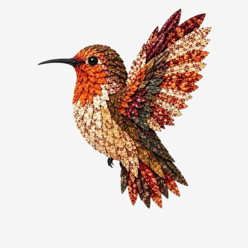 FeltFeathers - Diy Bird Pattern Kit With Layered Design