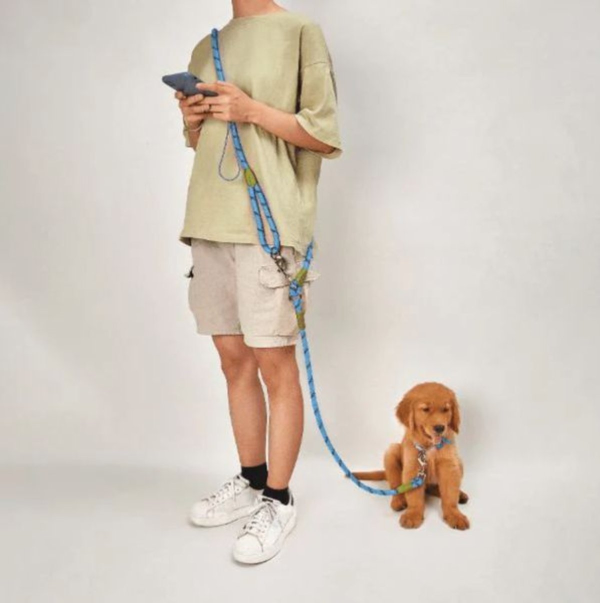 PacePup – Guinzaglio per cani handsfree con cintura regolabile in vita e design riflettente di sicurezza