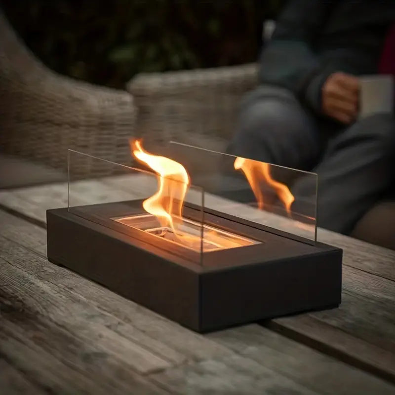 FlameCraft - Eigentijdse tafelmodel bio-ethanol haard voor elegante warmte