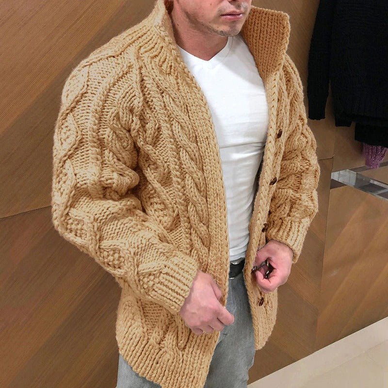 Caldrion – Shawl Collar Cardigan with Button Front