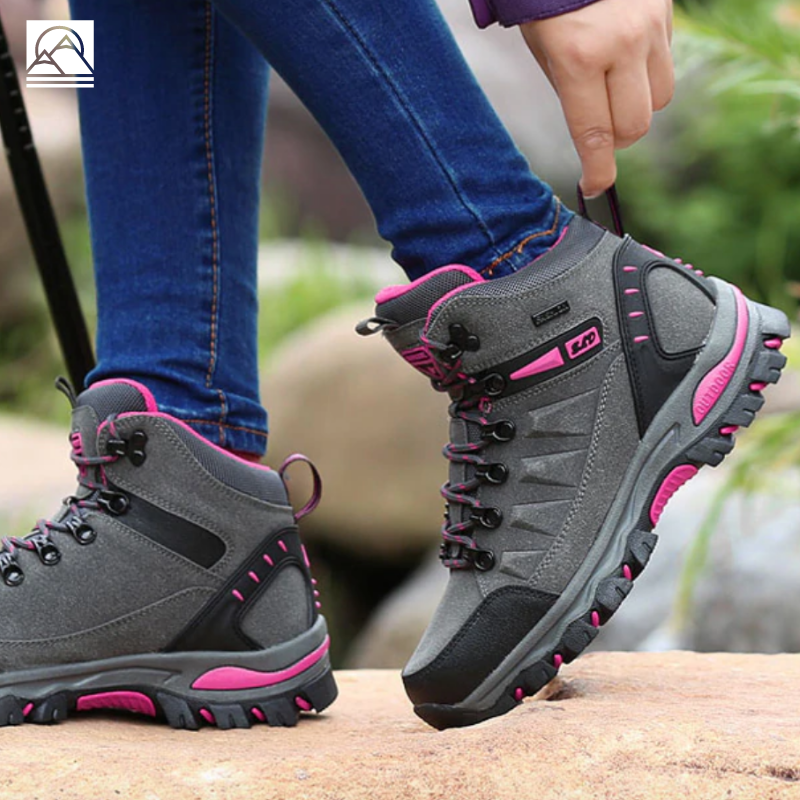 Alina - Buty trekkingowe z antypoślizgową podeszwą i zmniejszające zmęczenie, zapewniające komfort