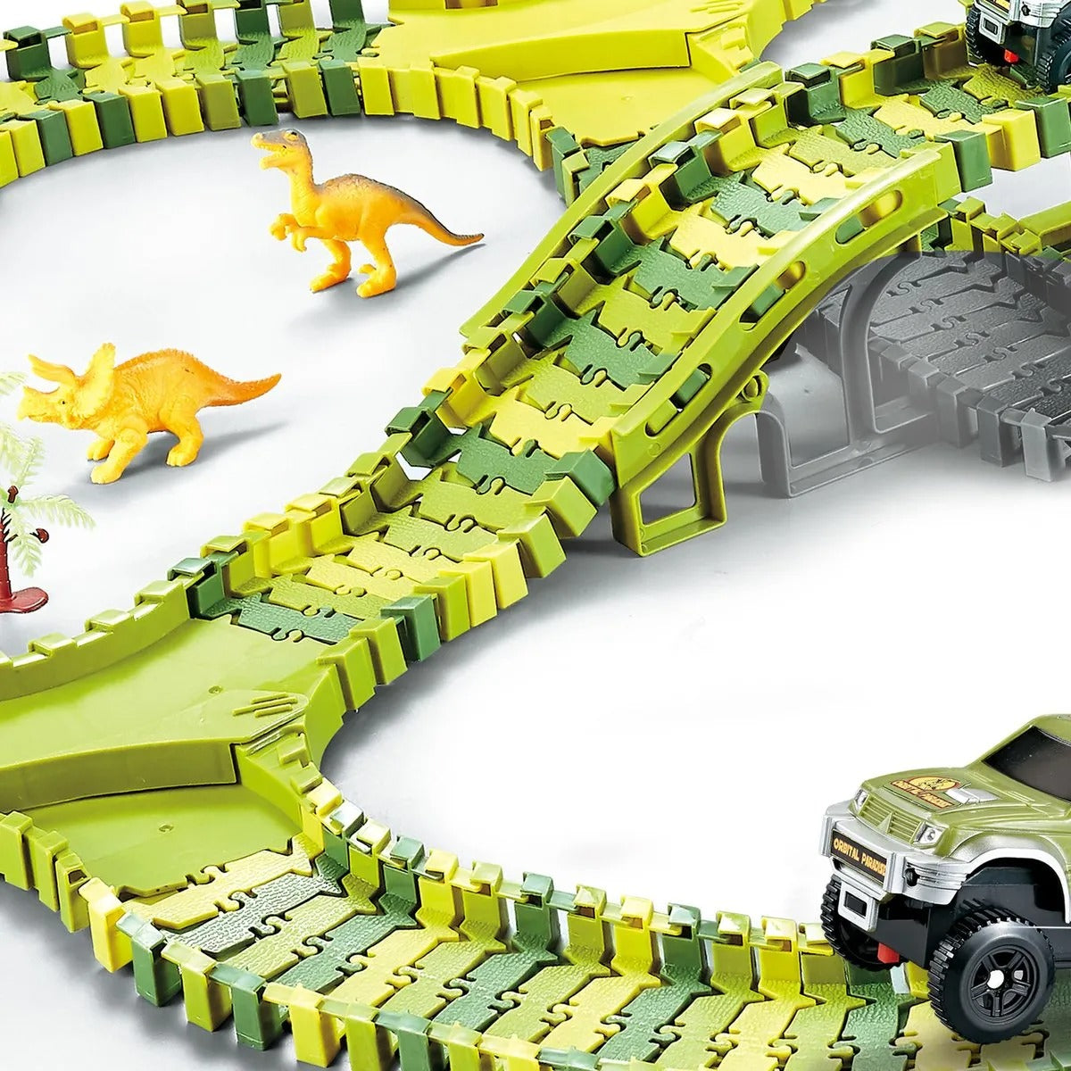 DinoTrack - Dino Wyścigowa Przygoda z interaktywnymi akcesoriami dla niekończącej się zabawy