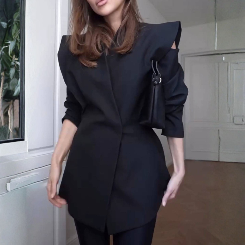 Esme - Long Sleeve Jacket with V-Neck
