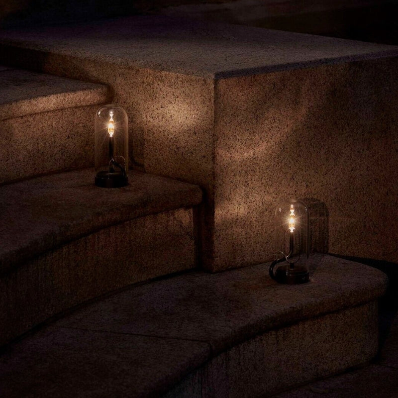 GlowDrop – LED Table Lamp with Water Drop Flame and Rechargeable Design