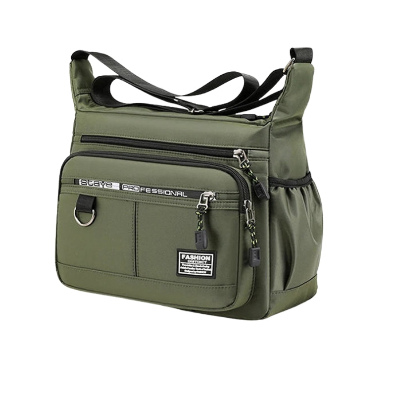 Clara – Water-Repellent Compact Shoulder Bag with Adjustable Strap and Zipper