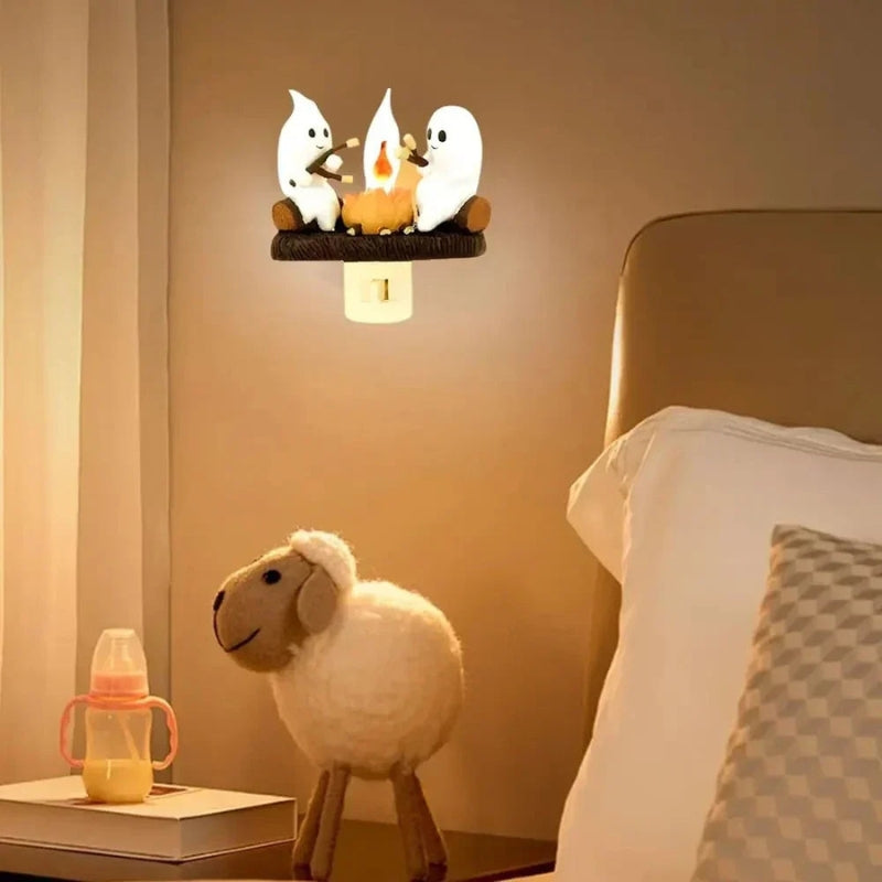 AuraGlow – Applique murale fantôme moderne avec petites LED scintillantes