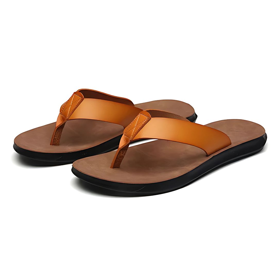 Malia - Casual slip-on sandals with padded footbed and classic strap
