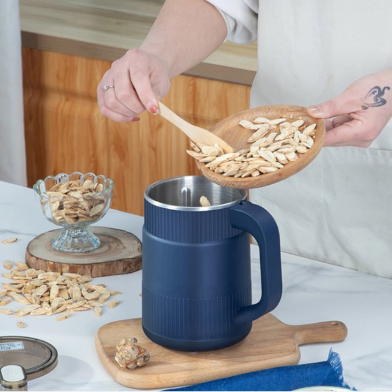 GrindPro – Grain Grinder with Handle and Button Control