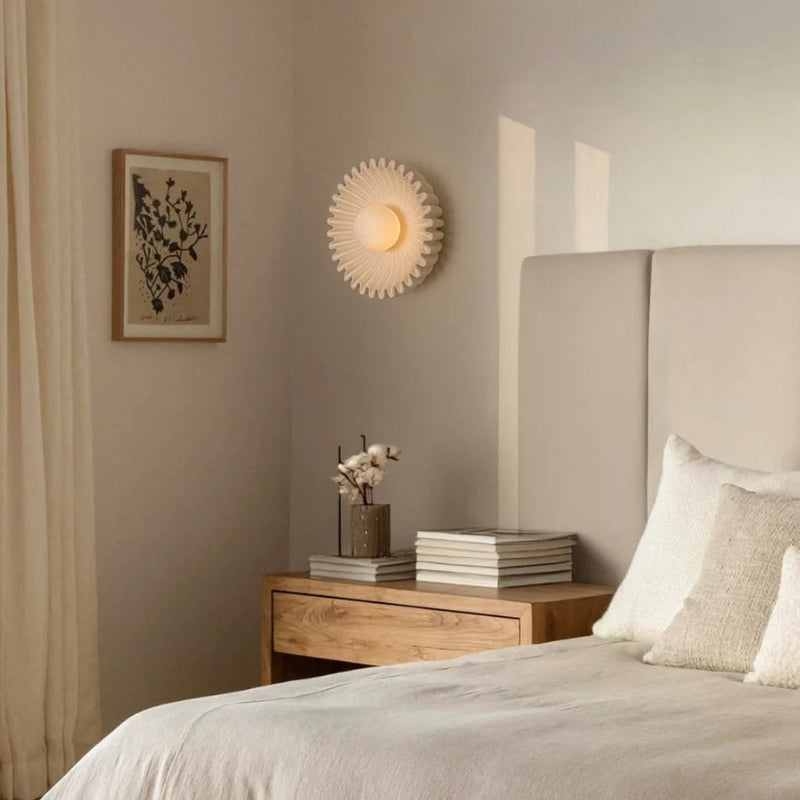 FlowerGlow – Lampada da parete LED con design ispirato ai fiori per uso interno