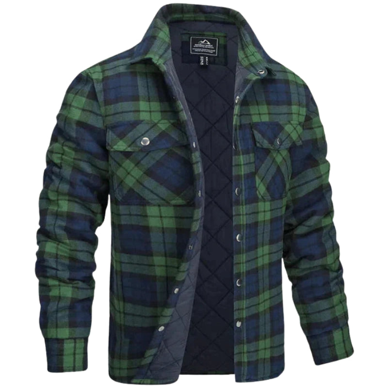 Rowan – Camicia Giacca a Quadri con Colletto e Tasche