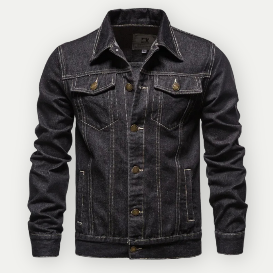 DenimCraft - Jachetă clasică din denim pentru bărbați