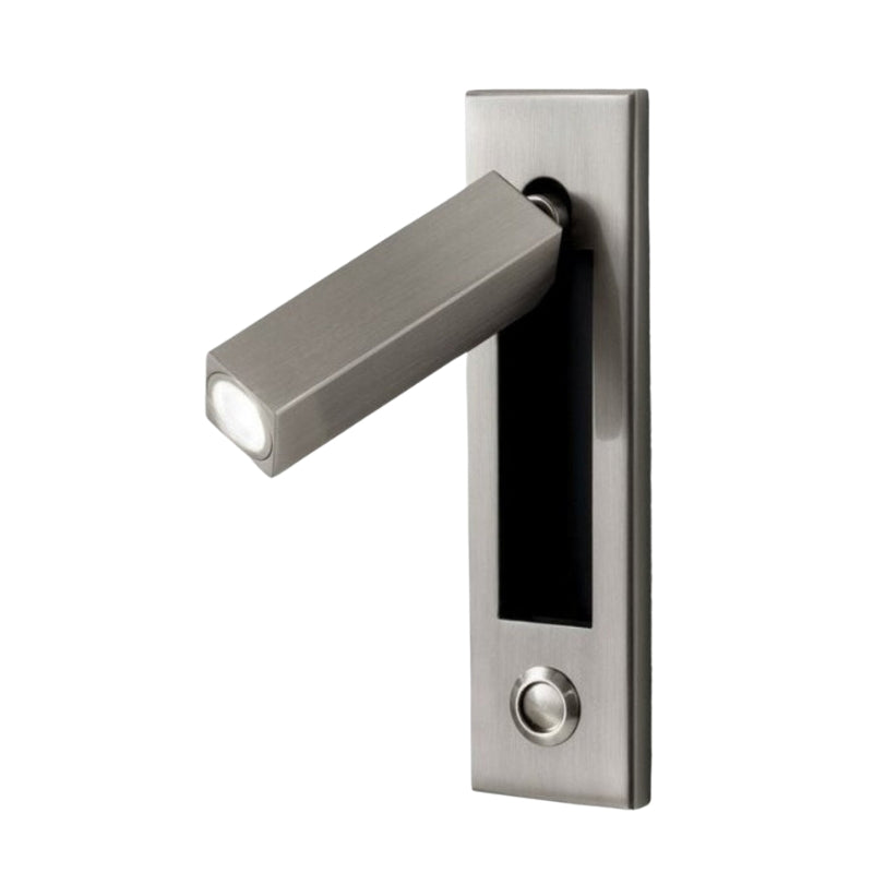 NovaGlow - Lampada da Parete LED Regolabile con Interruttore Estraibile