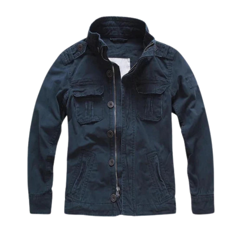Christian – Giacca con Zip e Maniche Lunghe con Tasche Multiple