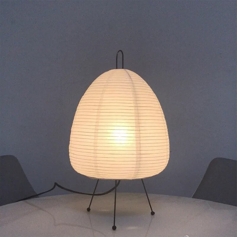 ZenGlow – Japanese Rice Paper Table Lamp for Calm Interiors