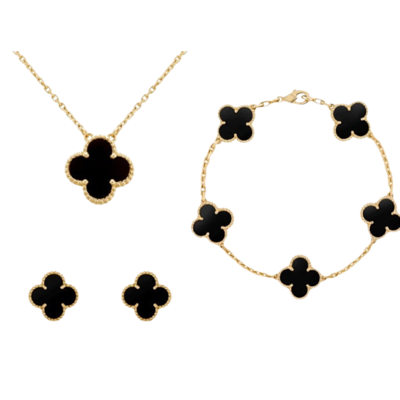 Sofia – Parure de bijoux avec motif floral et élégance subtile