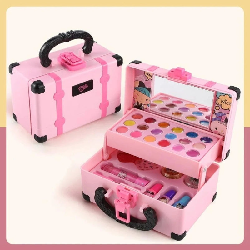 GlamToys – Compacte make-upspeelset met accessoires op kinderformaat en kleurrijke details