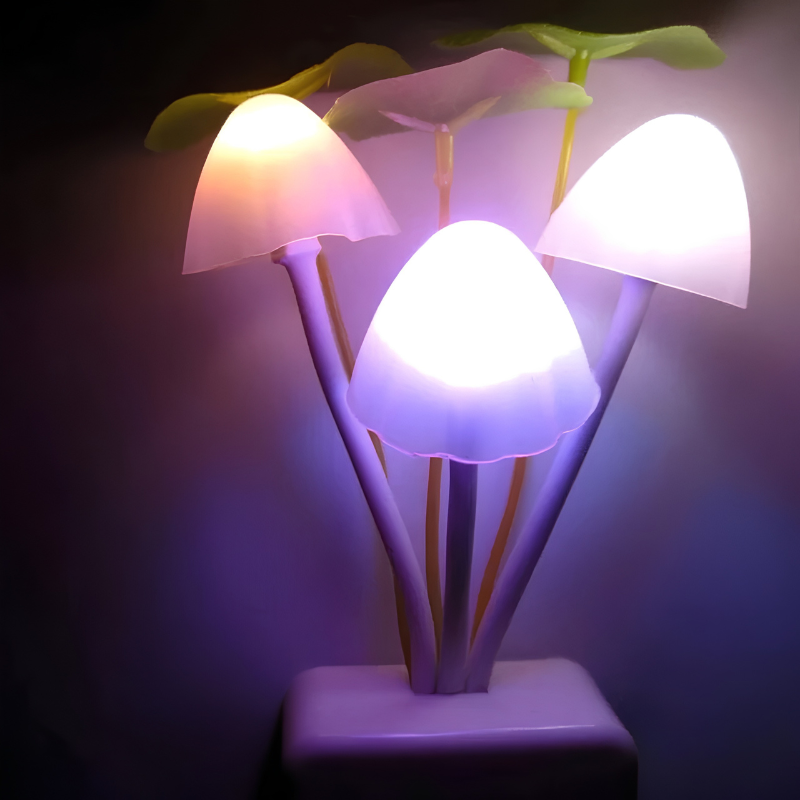 MushLume - LED noční světlo ve tvaru houby s dotykovým senzorem