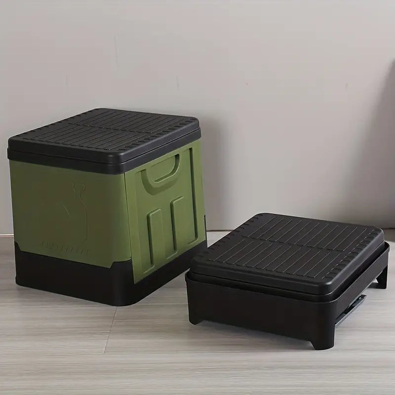 GoComfort - Toilette Pieghevole Portatile con Contenitore Pieghevole