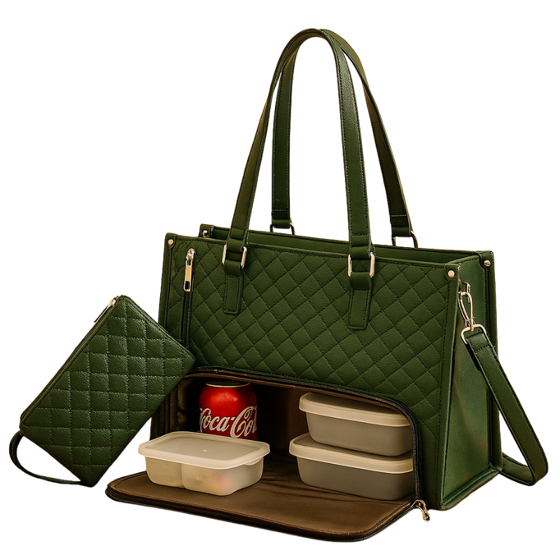 Abigail – 2-in-1 Tas met Rits, Verstelbare Band en Opbergvakken